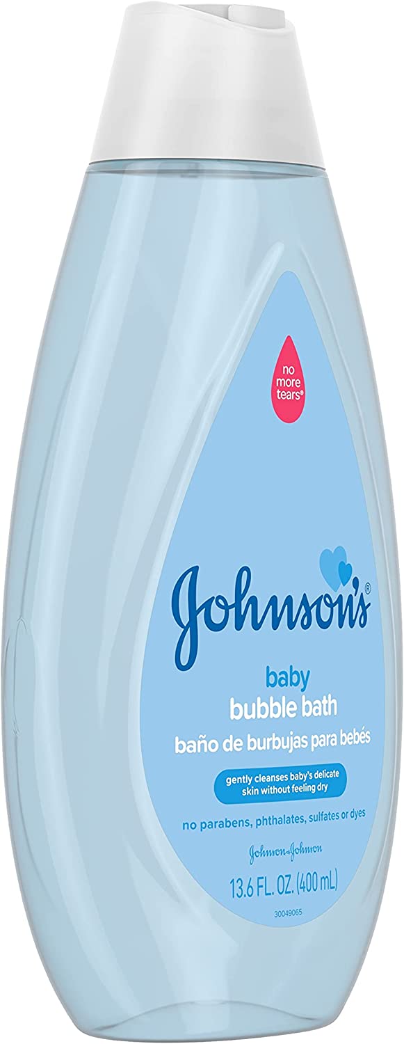 Johnson's Baby Bubble Bath for Gentle Baby Skin Care, Paraben-Free & Pediatrician-Tested Baby Bubble Bath, Hypoallergenic, Tear-Free, Dye-, Phthalate- & Sulfate-Free, 13.6 fl. oz - Image 4
